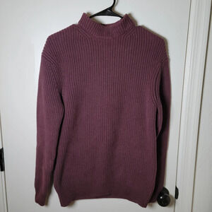 Zara Purple Thick Knit Chunky Sweater | Thick Sweater | Size Medium